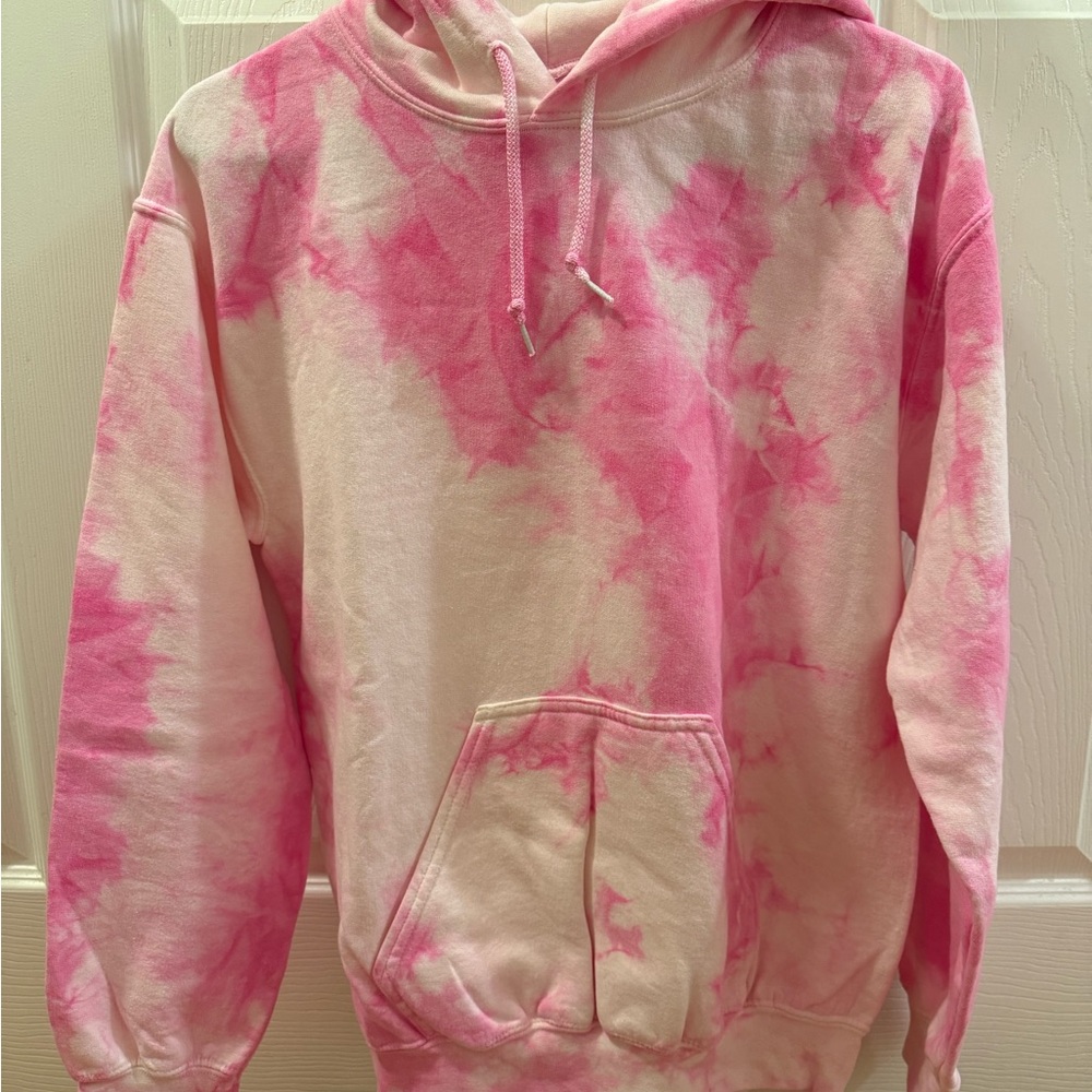 Paperback Hoodie - size S - NWOT - Pink Tie-Dye Hoodie